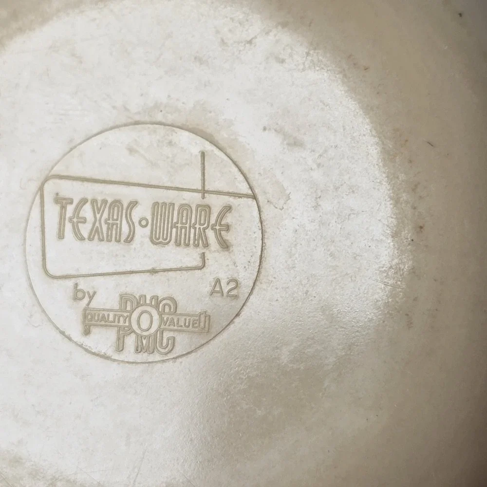 Vintage Texas-Ware A-2 Melamine Bowls Tan 5.5